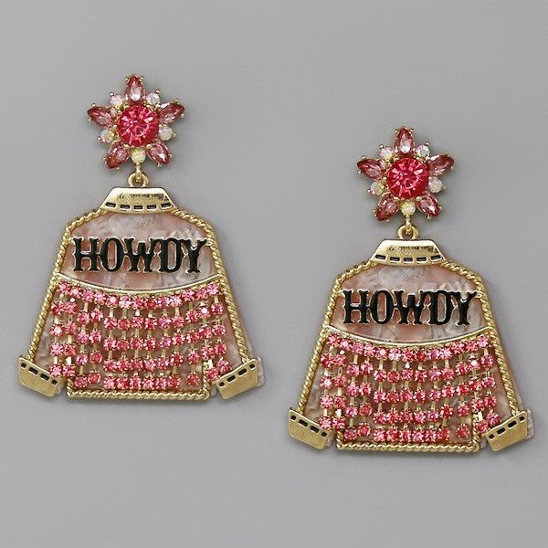 HOWDY Jacket Earrings