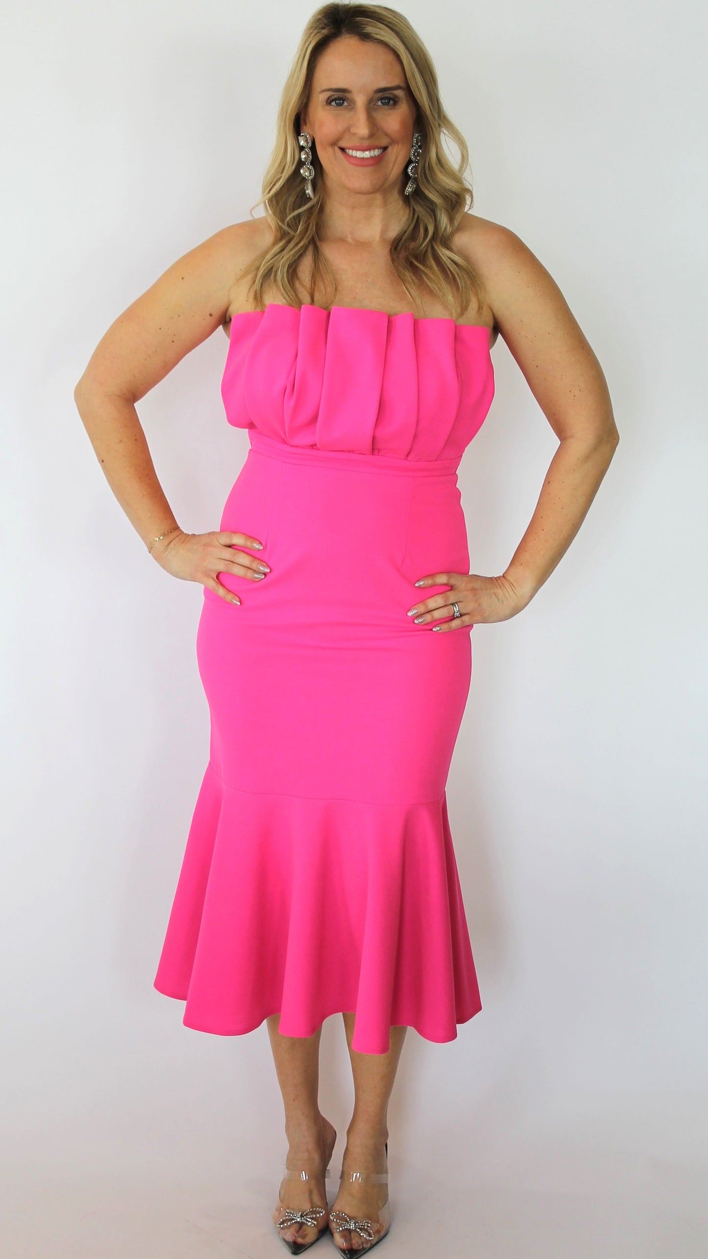 Hot Pink Mermaid Dress