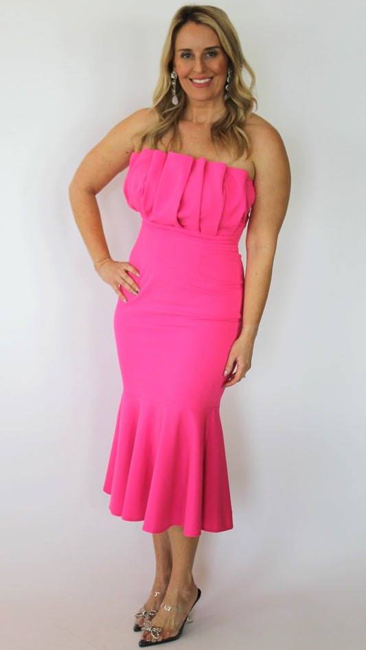 Hot Pink Mermaid Dress