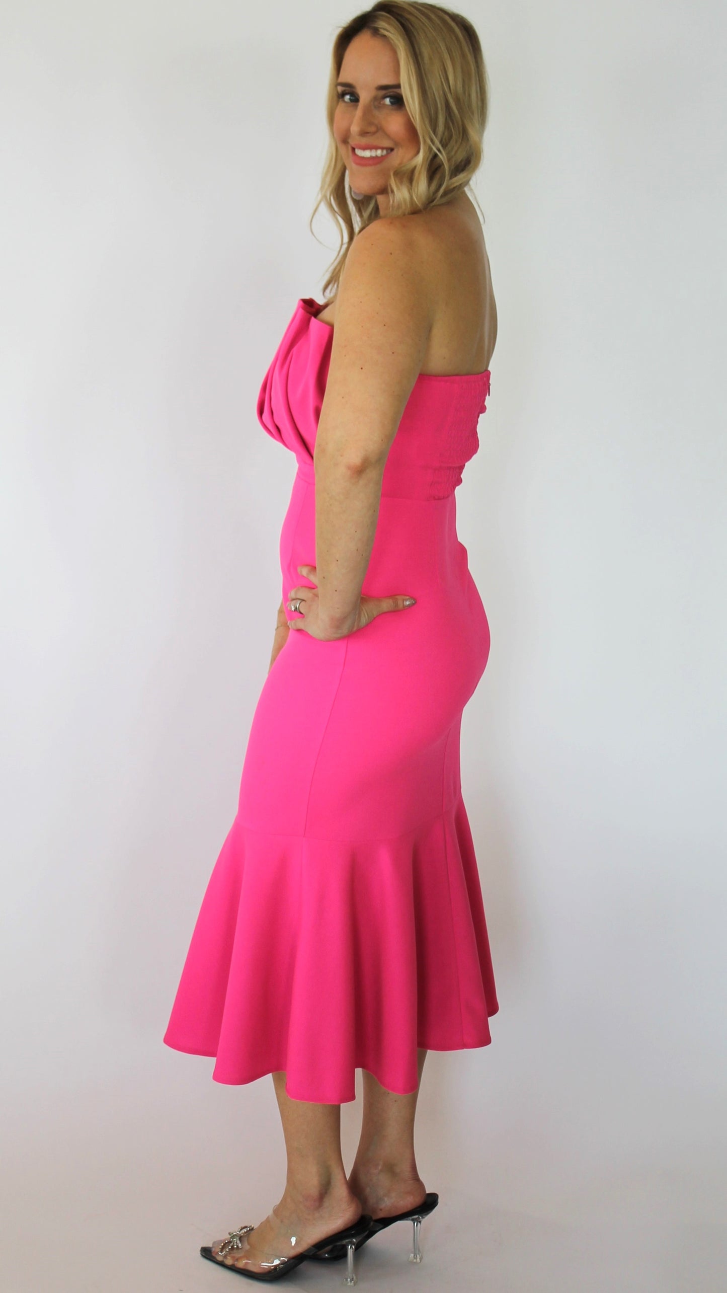 Hot Pink Mermaid Dress