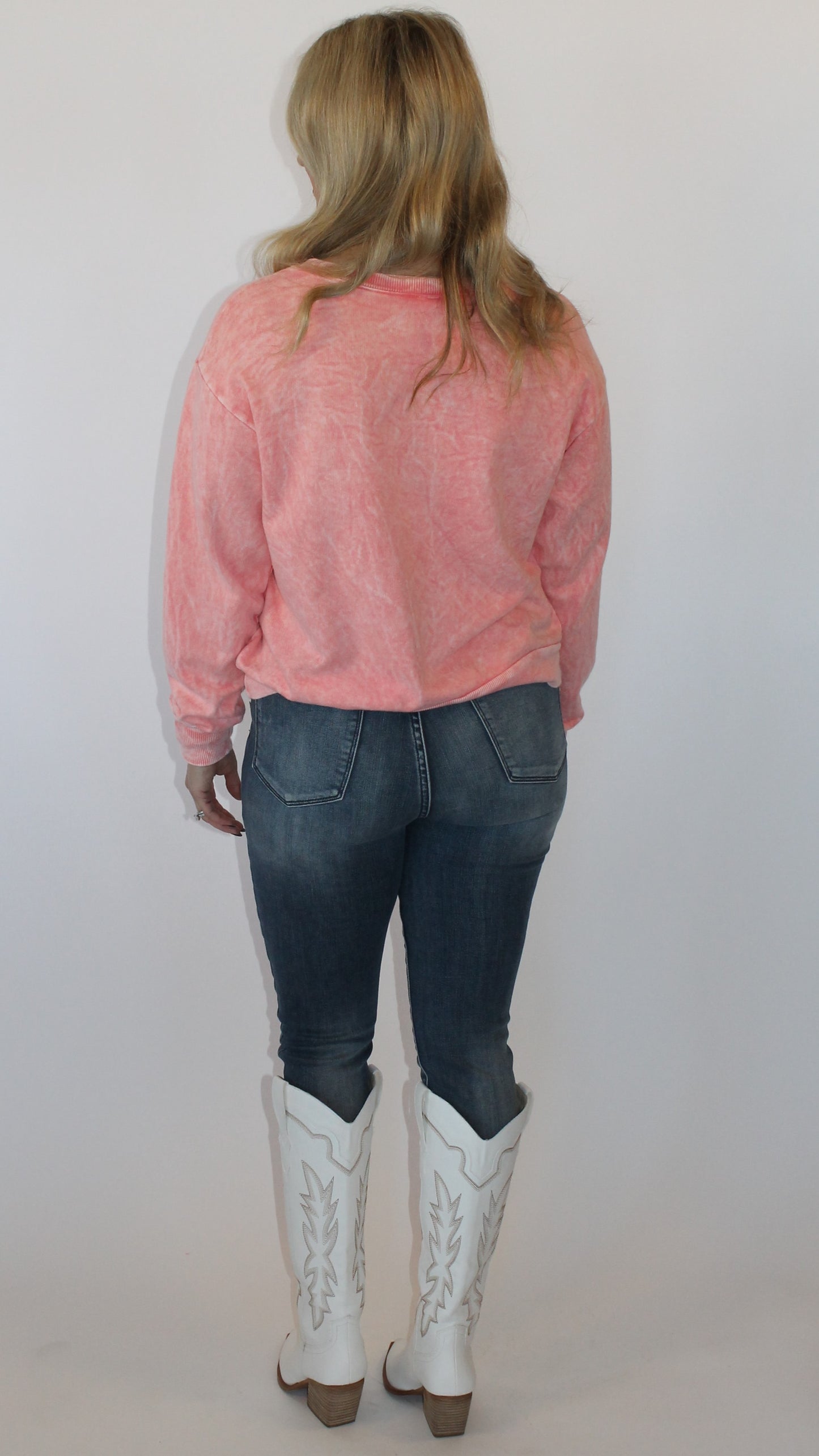 Heart Tie Dyed Sweatshirt