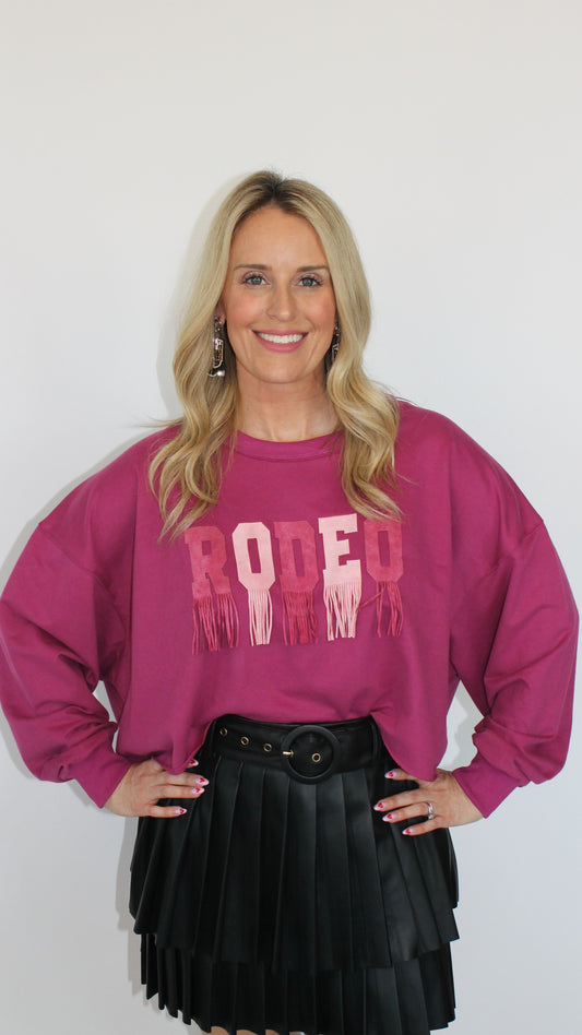 RODEO Fringe Sweatshirt