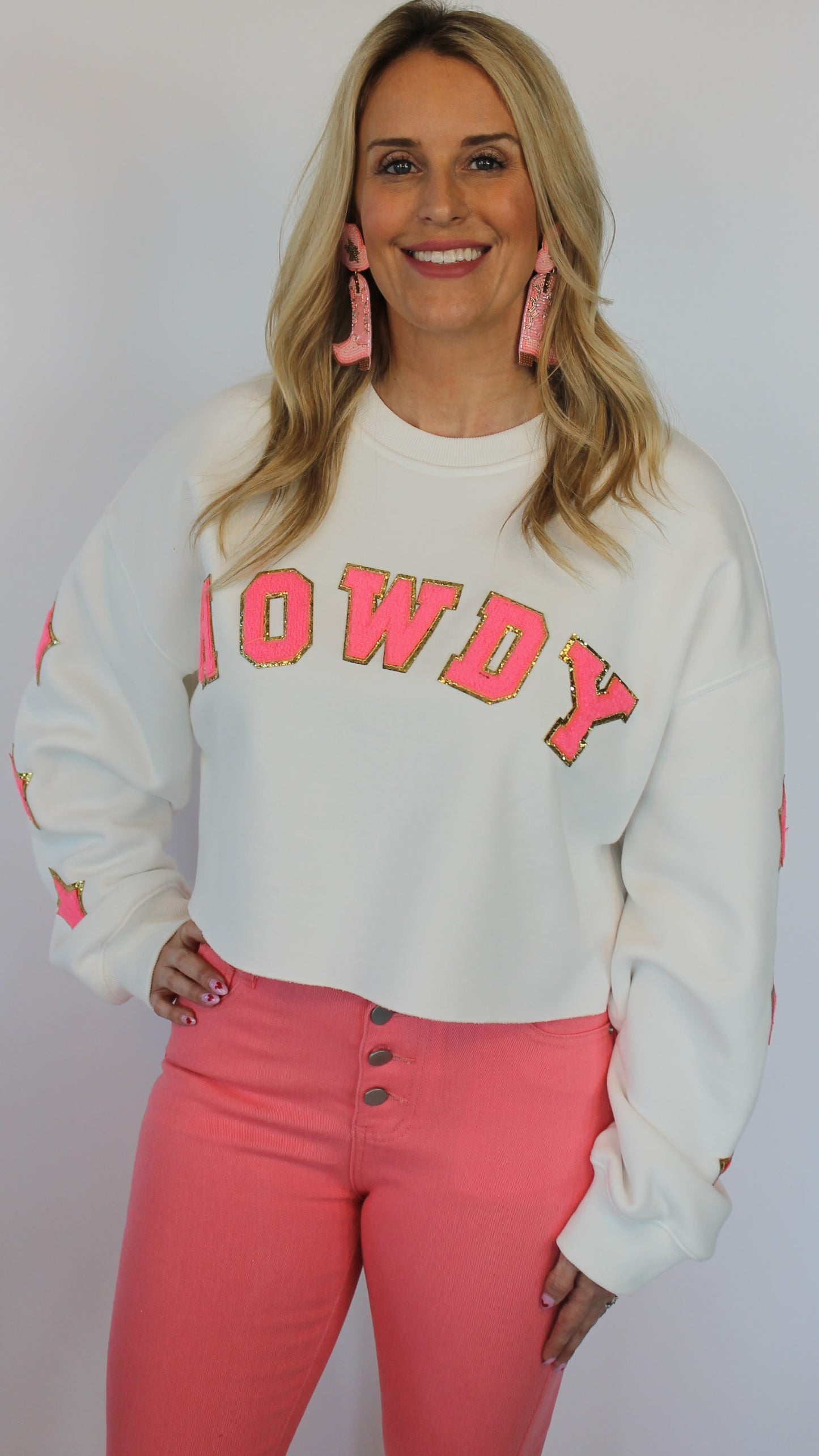 HOWDY Cropped Sweatshirt