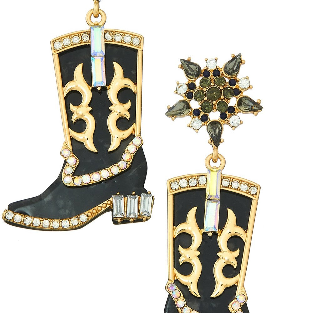 Hollywood Boot Earrings